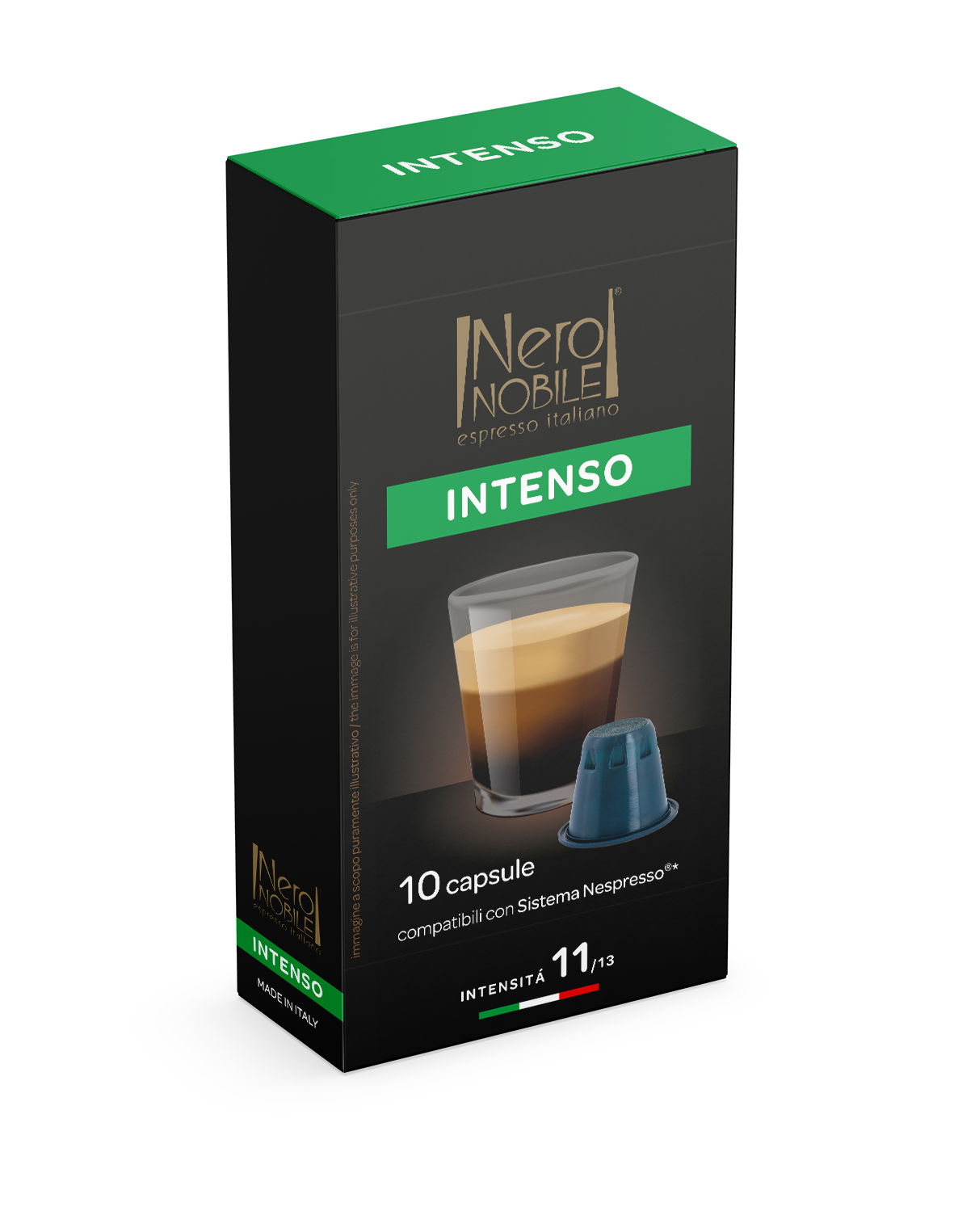 INTENSO - 10 caps. compatible Nespresso®